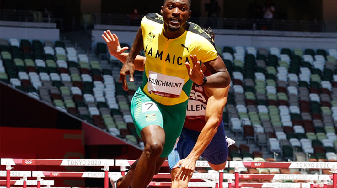  Χανσλ Πάρτσμεντ (Hansle Parchment) - Ο Τζαμαϊκανός Ολυμπιονίκης του Τόκιο 2020 που κατέκτησε το χρυσό μετάλλιο στα 110 μ. με εμπόδια