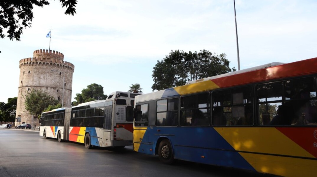 Aστικό λεωφορείο της Θεσσαλονίκης © EUROKINISSI / ΤΡΥΨΑΝΗ ΦΑΝΗ