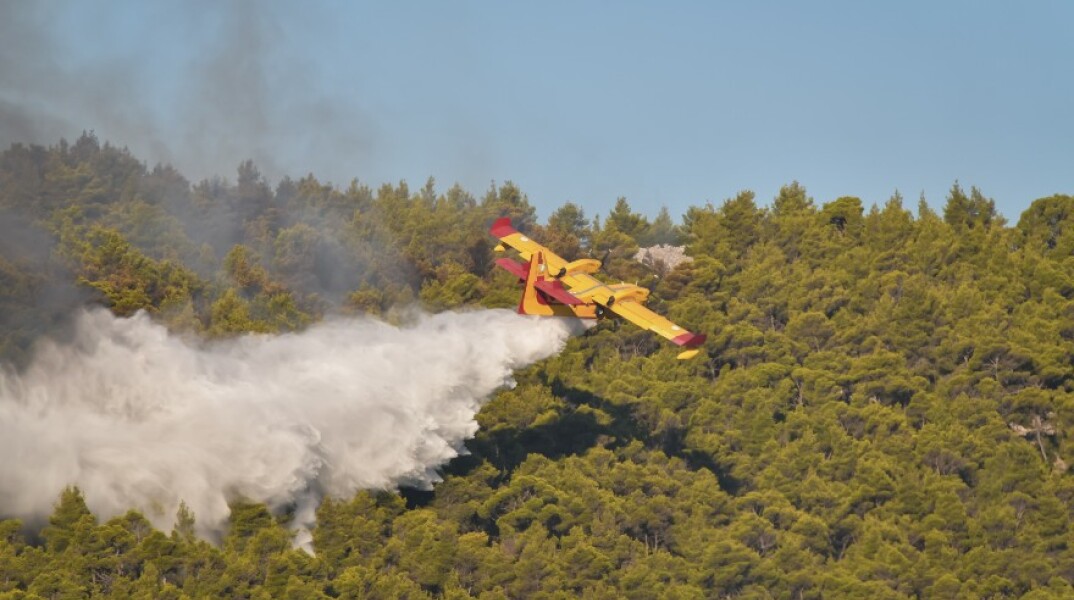 Φωτιά στα Βίλια Αττικής