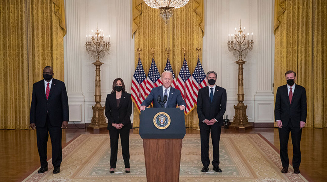 Ο Αμερικανός πρόεδρος Τζο Μπάιντεν, στο διάγγελμά του προς τους Αμερικανούς για το Αφγανιστάν και την εκκένωση της Καμπούλ