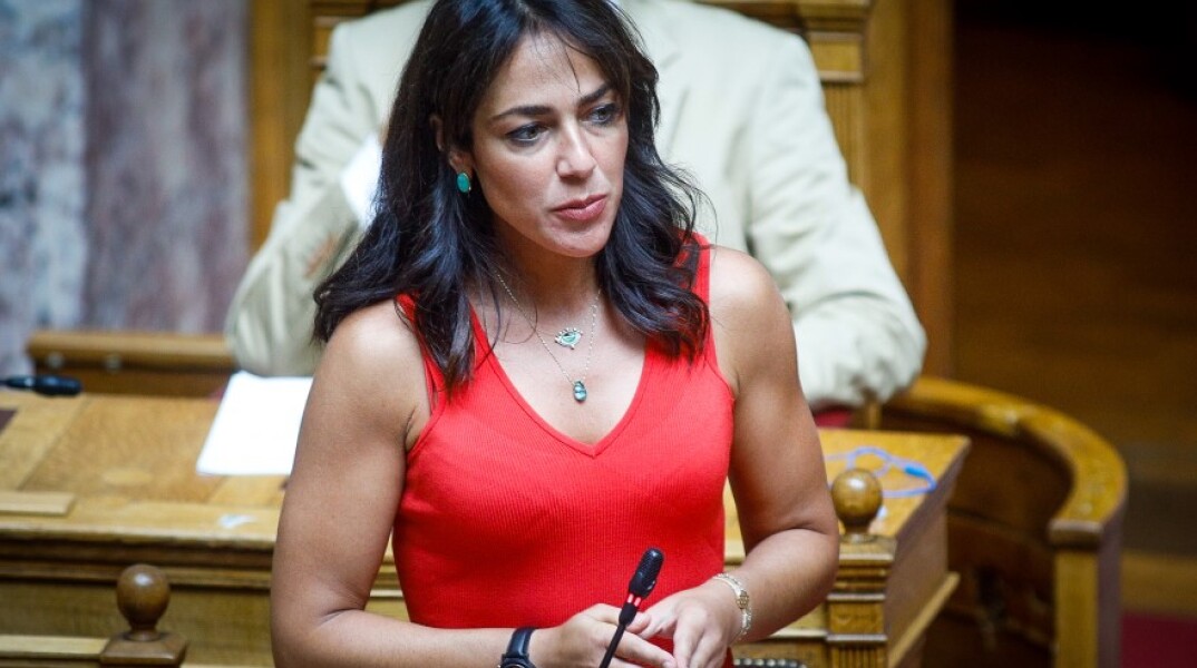 H υφυπουργός Εργασίας και Κοινωνικών Υποθέσεων αρμόδια για θέματα Πρόνοιας και Κοινωνικής Αλληλεγγύης, Δόμνα Μιχαηλίδου © EUROKINISSI