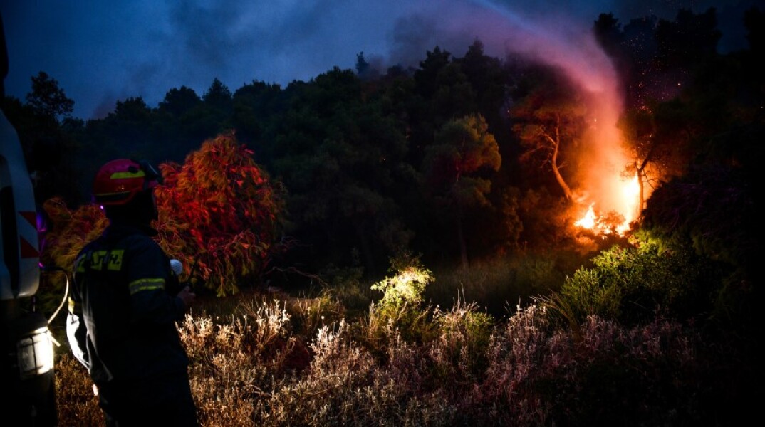 Φωτιά στα Βίλια © EUROKINISSI 