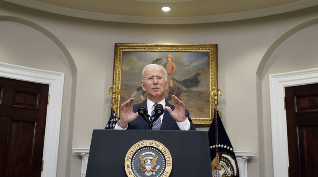 Ο πρόεδρος των ΗΠΑ, Τζο Μπάιντεν, σε διάγγελμά του για το Αφγανιστάν - 25 Αυγούστου 2021 © EPA