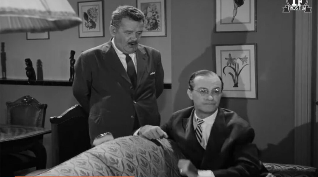 Ντίνος Ηλιόπουλος και Παντελής Ζερβός στο βίντεο που ετοίμασε η Finos Film για τον εμβολιασμό κατά του κορωνοϊού