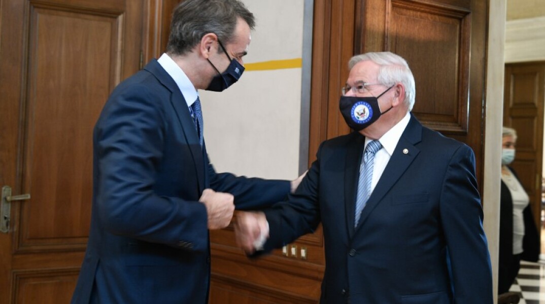 Συνάντηση Μητσοτάκη - Μενέντεζ © EUROKINISSI