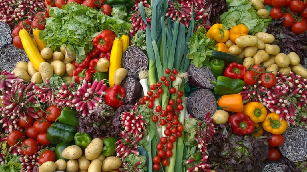 Διάφορα λαχανικά.