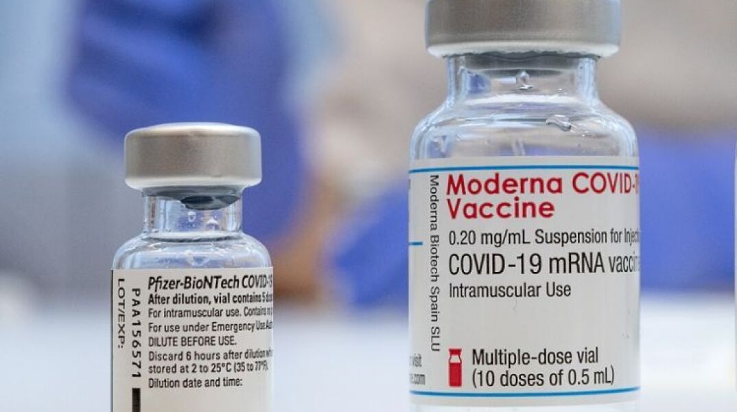 Εμβόλια Moderna και Pfizer 