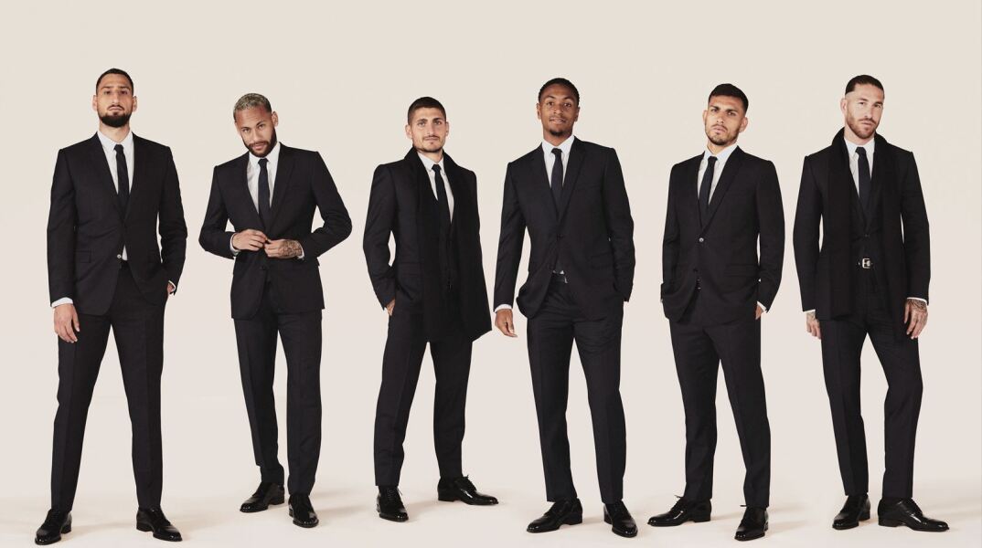 Ο οίκος Dior ντύνει τους ποδοσφαιριστές της Παρί Σεν Ζερμέν