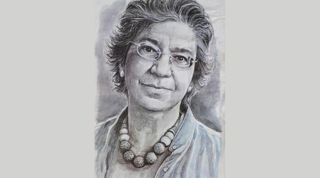 Σκίτσο της Μαρίας Ευθυμίου