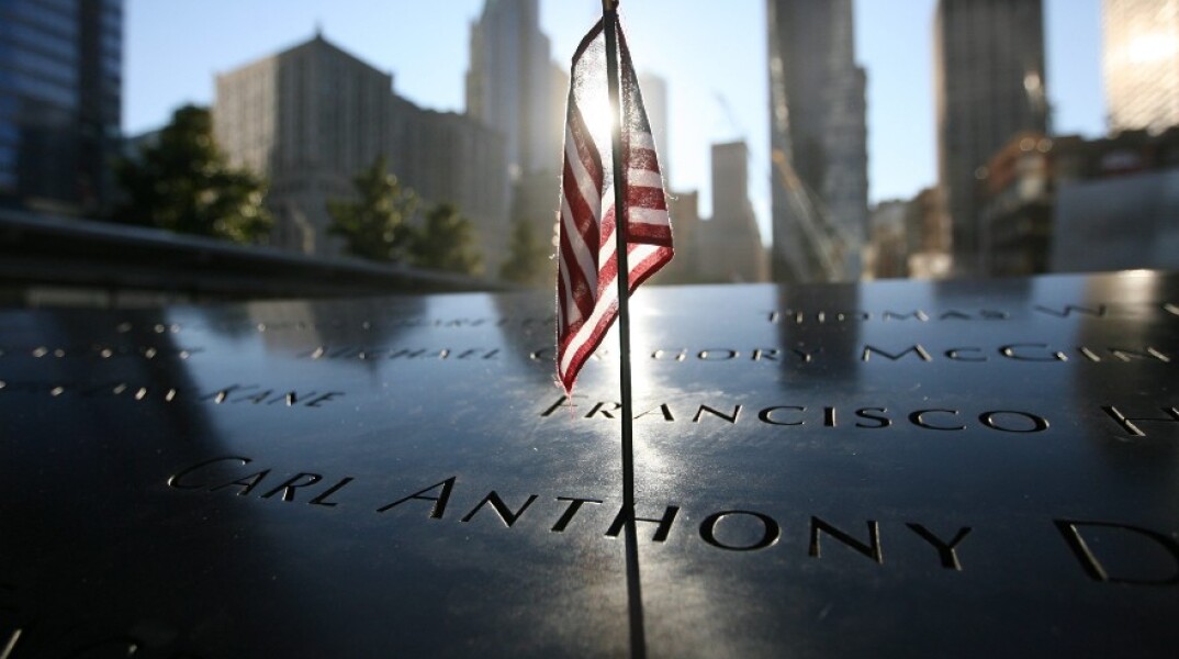 Το μνημείο των θυμάτων της επίθεσης στους Δίδυμους Πύργους την 11η Σεπτεμβρίου 2001