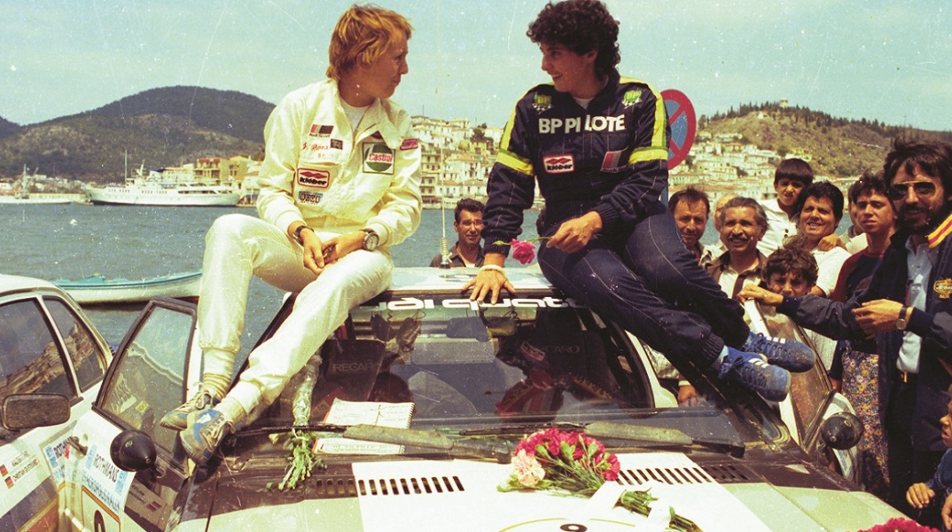 Η Michele Mouton στο Ράλλυ Ακρόπολις του 1982.