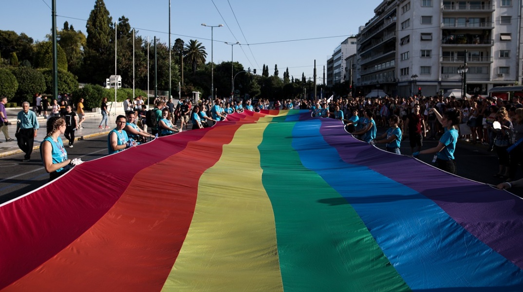 Στιγμιότυπο από το Athens Pride 2019, το Φεστιβάλ Υπερηφάνειας της Αθήνας