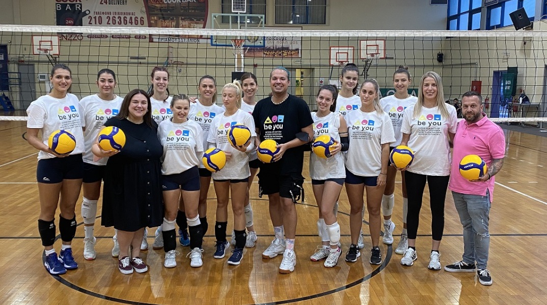 Η γυναικεία ομάδα βόλεϊ του Αθλητικού Ομίλου – Ένωση Ιλίου