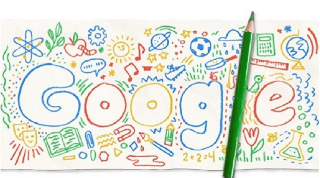 Το doodle της Google είναι αφιερωμένο στην επιστροφή στα θρανία