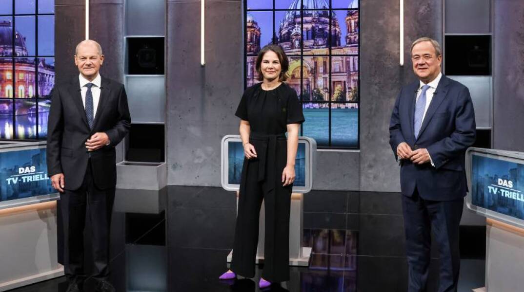 Όλαφ Σολτς, Αναλένα Μπέρμποκ και Άρμιν Λάσετ 