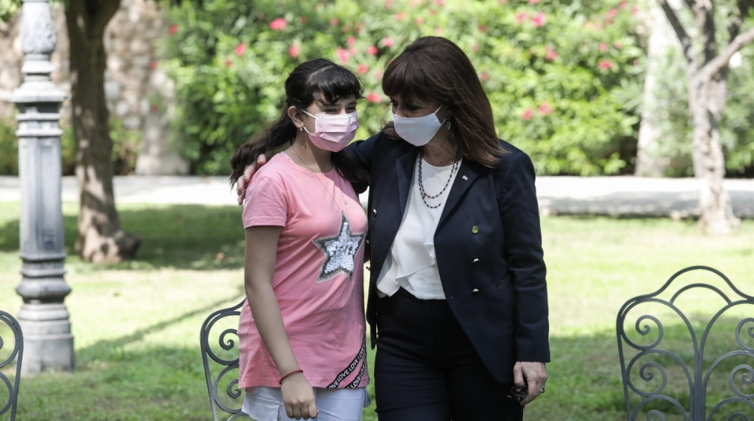 Η Αρεζού Καμπουλέ με την Πρόεδρο της Δημοκρατίας, Κατερίνα Σακελλαροπούλου