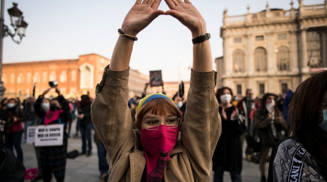 Διαδήλωτες υπέρ των αμβλώσεων στο Σαν Μαρίνο