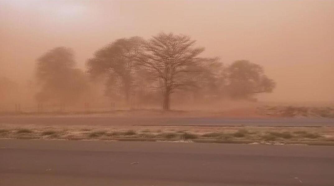 Κόκκινη αμμοθύελλα στη Βραζιλία
