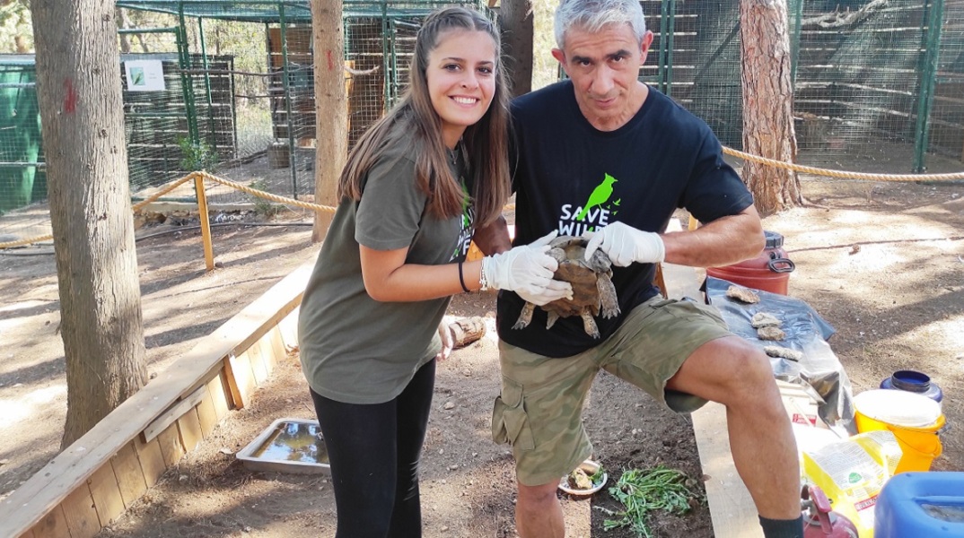 Ο Νικήτας Γαβαλάς και η Κατερίνα στο κέντρο επανένταξης της ΑΝΙΜΑ