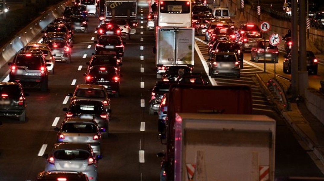 Μποτιλιάρισμα στην Πέτρου Ράλλη στη Λεωφόρο Κηφισού (Φώτο Αρχείο)