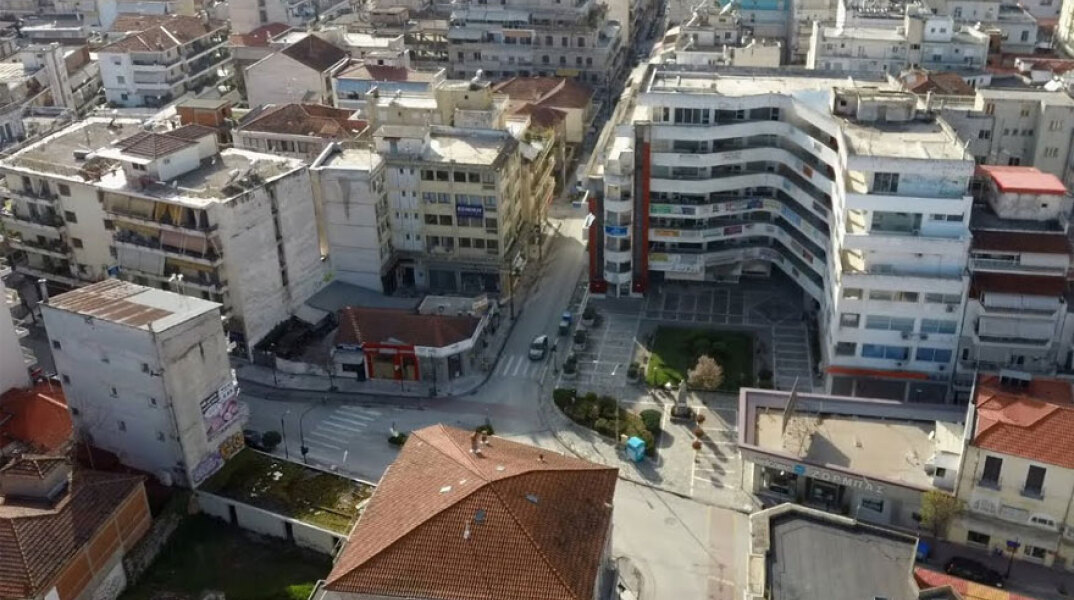 Η πόλη της Καρδίτσας από ψηλά (ΦΩΤΟ ΑΡΧΕΙΟΥ)