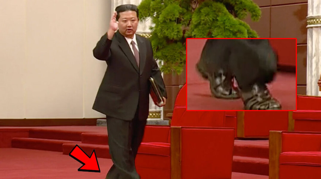 Τα σανδάλια του Κιμ Γιονγκ Ουν με το μαύρο κοστούμι έγιναν viral