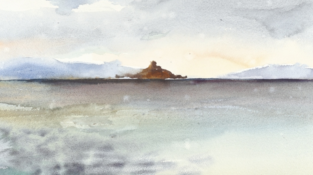 Λένα Απέργη-Κούτση, "13 Οκτωβρίου, ώρα 6 μ.μ." από την έκθεση "Μια διαδρομή" στη Γκαλερί Ζουμπουλάκη