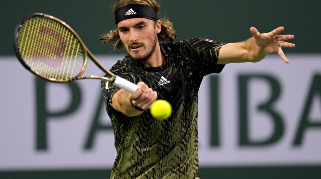Ο Στέφανος Τσιτσιπάς στο Indian Wells