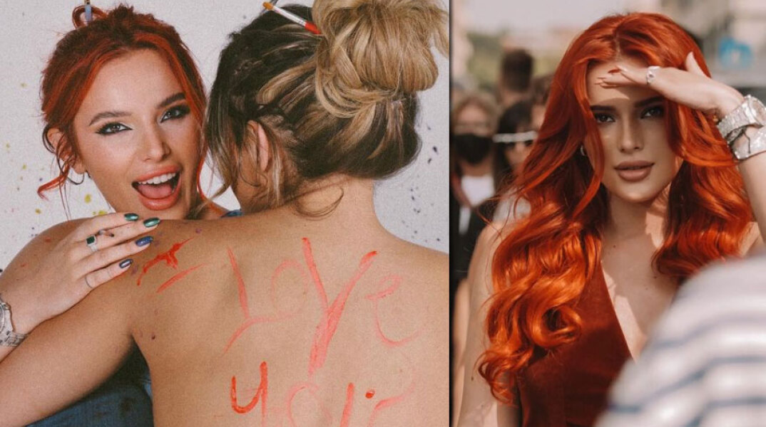 Η Μπέλα Θόρν γυμνή στην αγκαλιά μιας φίλης της με αφορμή την Παγκόσμια Ημέρα Coming Out