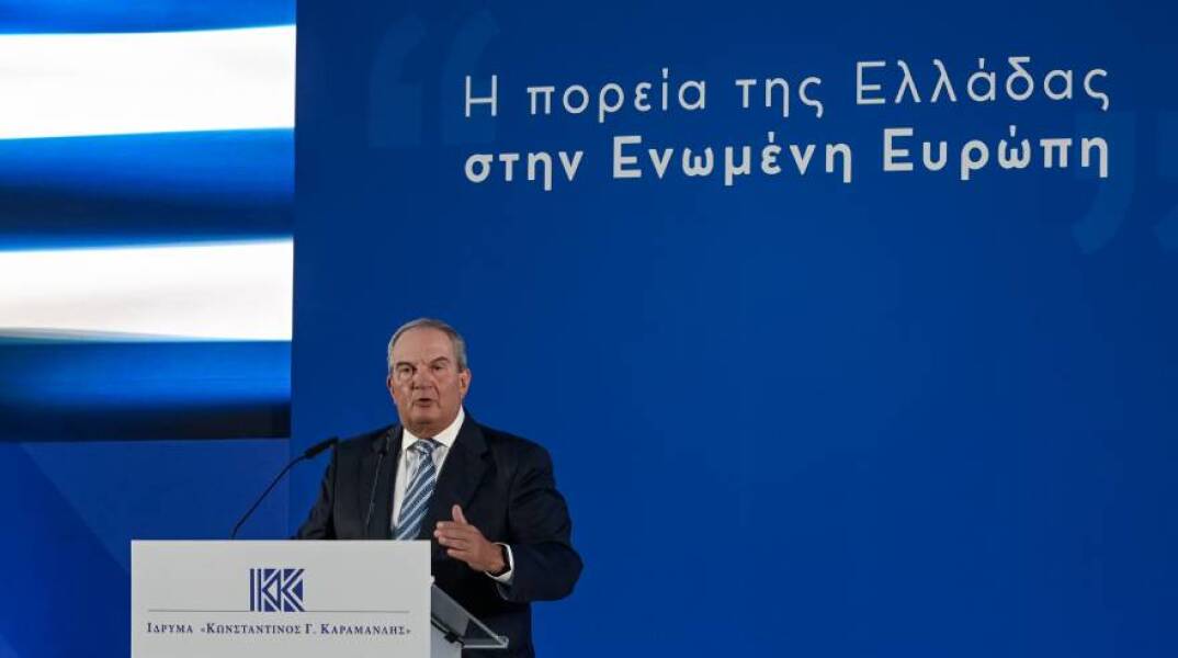 Ο Κώστας Καραμανλής στην εκδήλωση για τα 40 χρόνια από την ένταξη της χώρας στην Ευρώπη και τα 47 χρόνια από την ίδρυση της Νέας Δημοκρατίας 