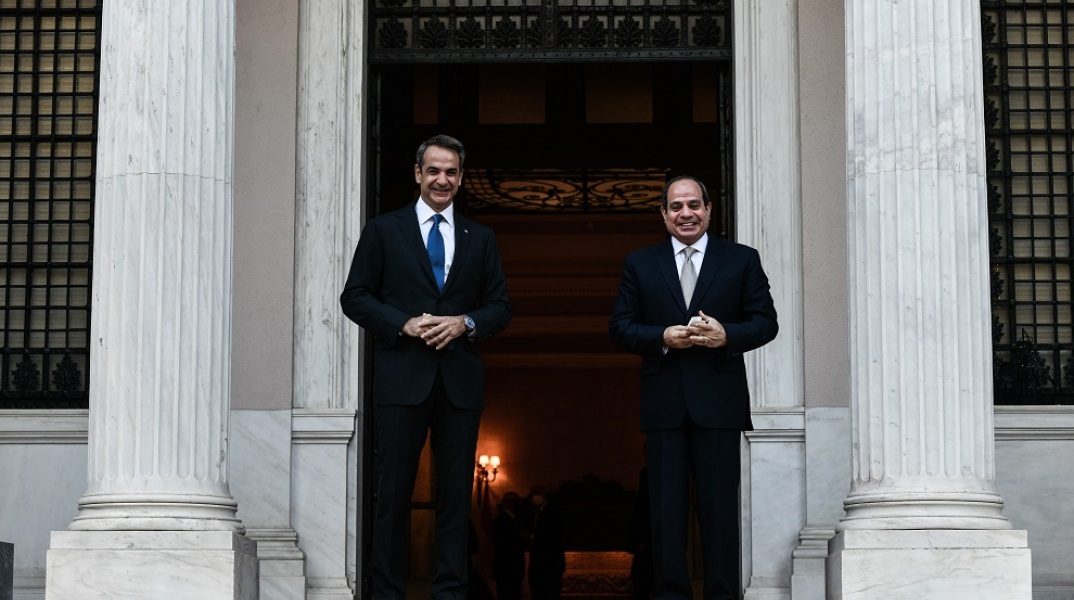 ΣΥΝΑΝΤΗΣΗ ΤΟΥ ΠΡΩΘΥΠΟΥΡΓΟΥ ΚΥΡ. ΜΗΤΣΟΤΑΚΗ ΜΕ ΤΟΝ ΠΡΟΕΔΡΟ ΤΗΣ ΑΙΓΥΠΤΟΥ A. F. EL-SISI