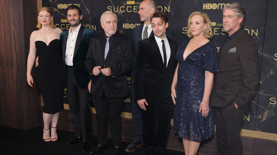 To κάστ της σειράς Succession η οποία ανανεώθηκε για τέταρτη σεζόν
