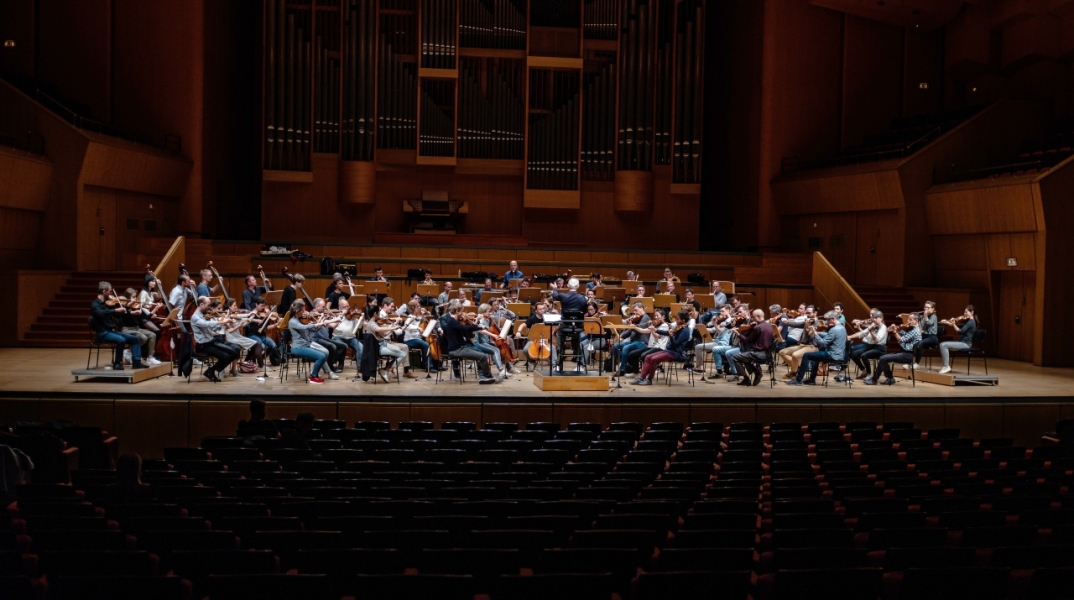 Ο Daniel Barenboim στην πρόβα στο Μέγαρο Μουσικής