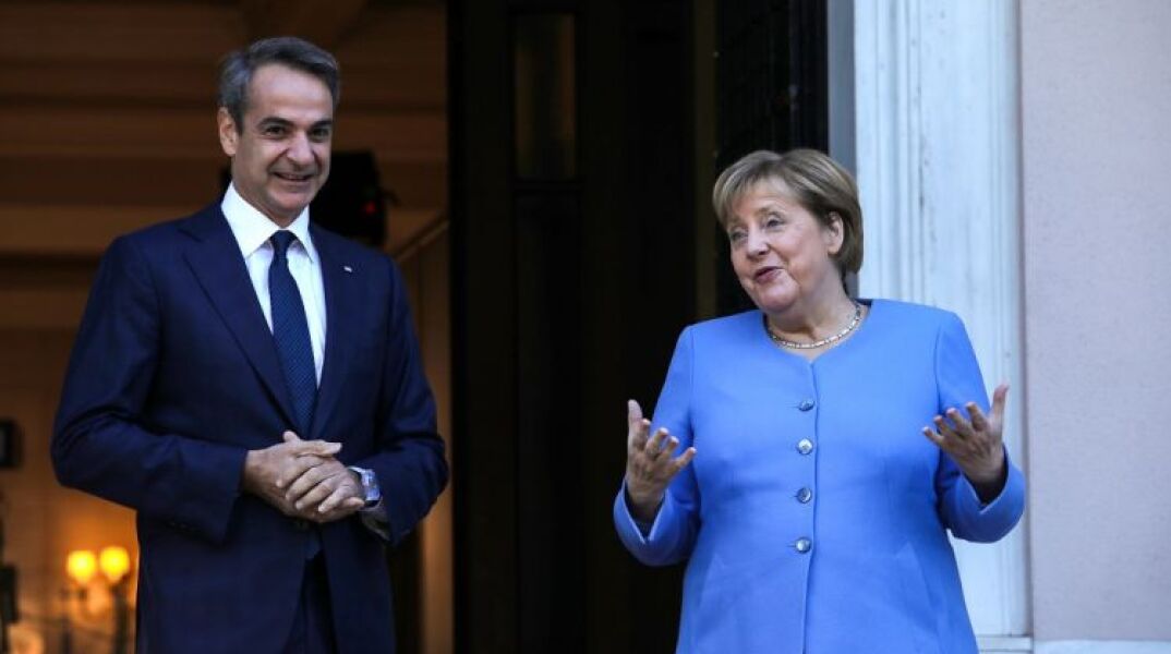 ΣΥΝΑΝΤΗΣΗ ΤΟΥ ΠΡΩΘΥΠΟΥΡΓΟΥ ΚΥΡ. ΜΗΤΣΟΤΑΚΗ ΜΕ ΤΗΝ ΚΑΓΚΕΛΑΡΙΟ ΤΗΣ ΓΕΡΜΑΝΙΑΣ Α. ΜΕΡΚΕΛ (ΤΑΤΙΑΝΑ ΜΠΟΛΑΡΗ/EUROKINISSI)