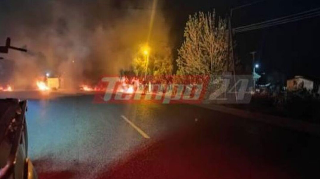 Κλειστή η εθνική οδός Πατρών - Πύργου