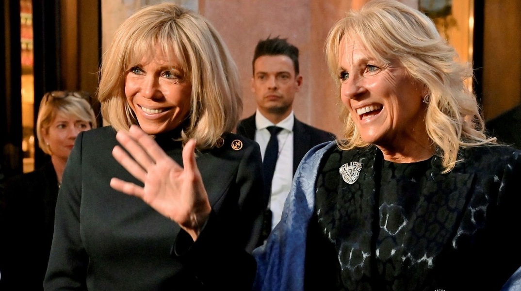 Jill Biden - Brigitte Macron: Δύο πρώτες κυρίες μαζί για φαγητό στη Ρώμη