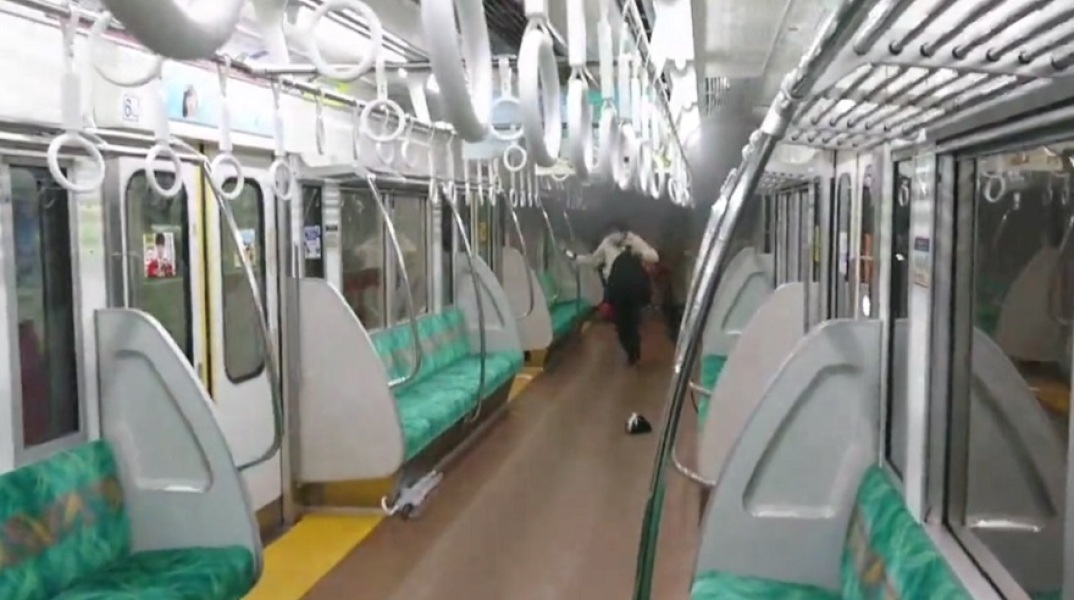 Τόκιο: Επίθεση με μαχαίρι και οξύ σε βαγόνι τρένου