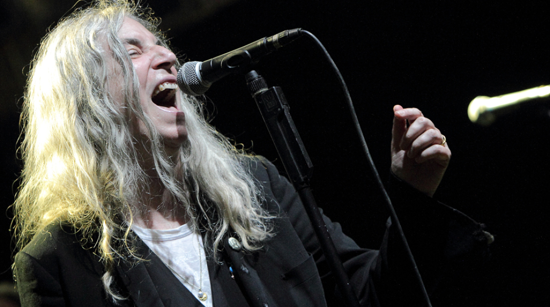 Patti Smith - Στιγμιότυπο από συναυλία στην Αθήνα