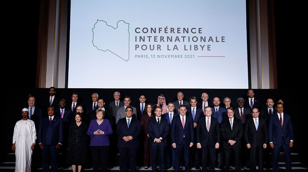 Στη Διεθνή Διάσκεψη για τη Λιβύη στο Παρίσι ο πρωθυπουργός Κυριάκος Μητσοτάκης μαζί με τους υπόλοιπους ηγέτες που συμμετέχουν