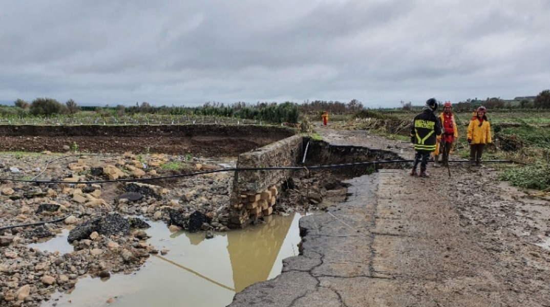 Ιταλία – Κακοκαιρία στην Σαρδηνία – Αγνοείται ένας ηλικιωμένος