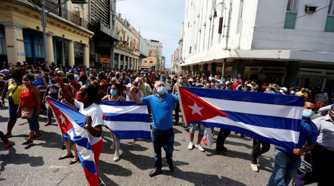 ΗΠΑ: Καταγγέλλει την Κούβα για «φίμωση» ειρηνικών διαδηλωτών