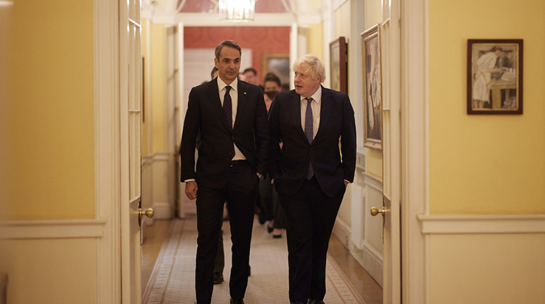 Επίσκεψη του Πρωθυπουργού Κυριάκου Μητσοτάκη στο Λονδίνο. Συνάντηση με τον Βρετανό Πρωθυπουργό Μπόρις Τζόνσον