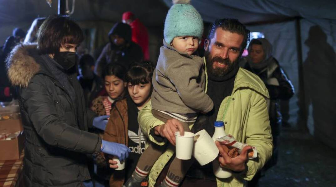 Μετανάστες στα σύνορα Λευκορωσίας - Πολωνίας