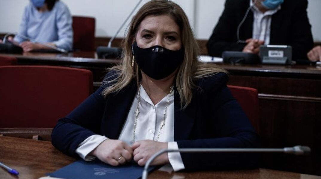 H υφυπουργός Εργασίας και Κοινωνικών Υποθέσεων, αρμόδια για τη Δημογραφική Πολιτική και την Οικογένεια, Μαρία Συρεγγέλα