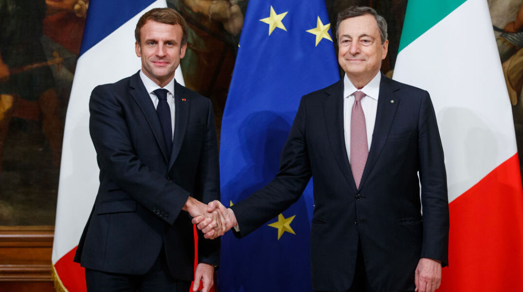 Mακρόν και Ντράγκι