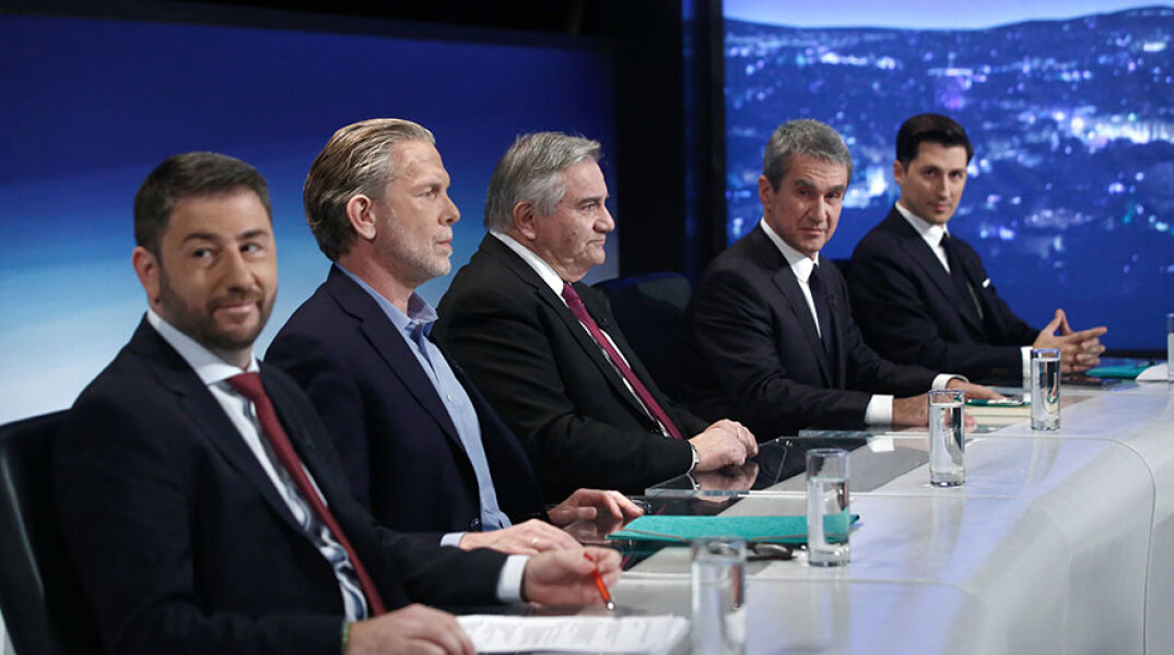Το debate πριν τις εκλογές ΚΙΝΑΛ στην ΕΡΤ - Οι υποψήφιοι πρόεδροι παρουσίασαν τις θέσεις τους