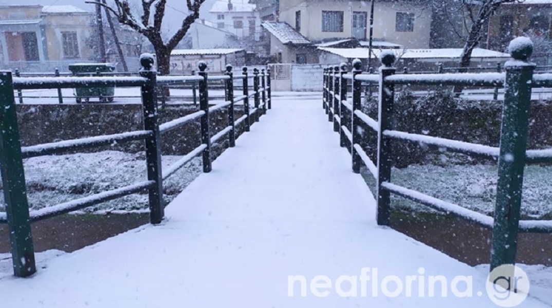 Χιόνια στην Φλώρινα