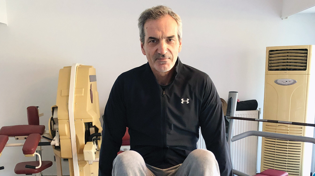 O personal trainer Γιάννης Μπούρας
