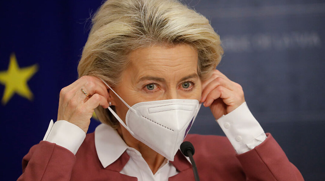 Η πρόεδρος της Κομισιόν Ούρσουλα φον ντερ Λάιεν