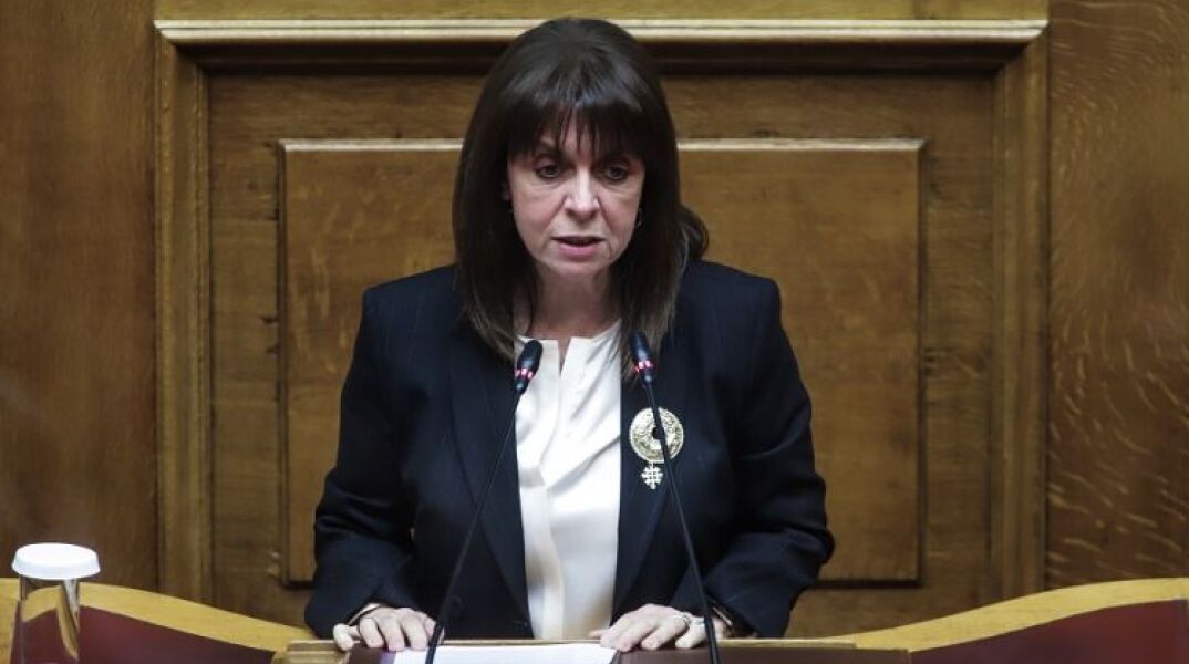 Η Πρόεδρος της Δημοκρατίας, Κατερίνα Σακελλαροπούλου 